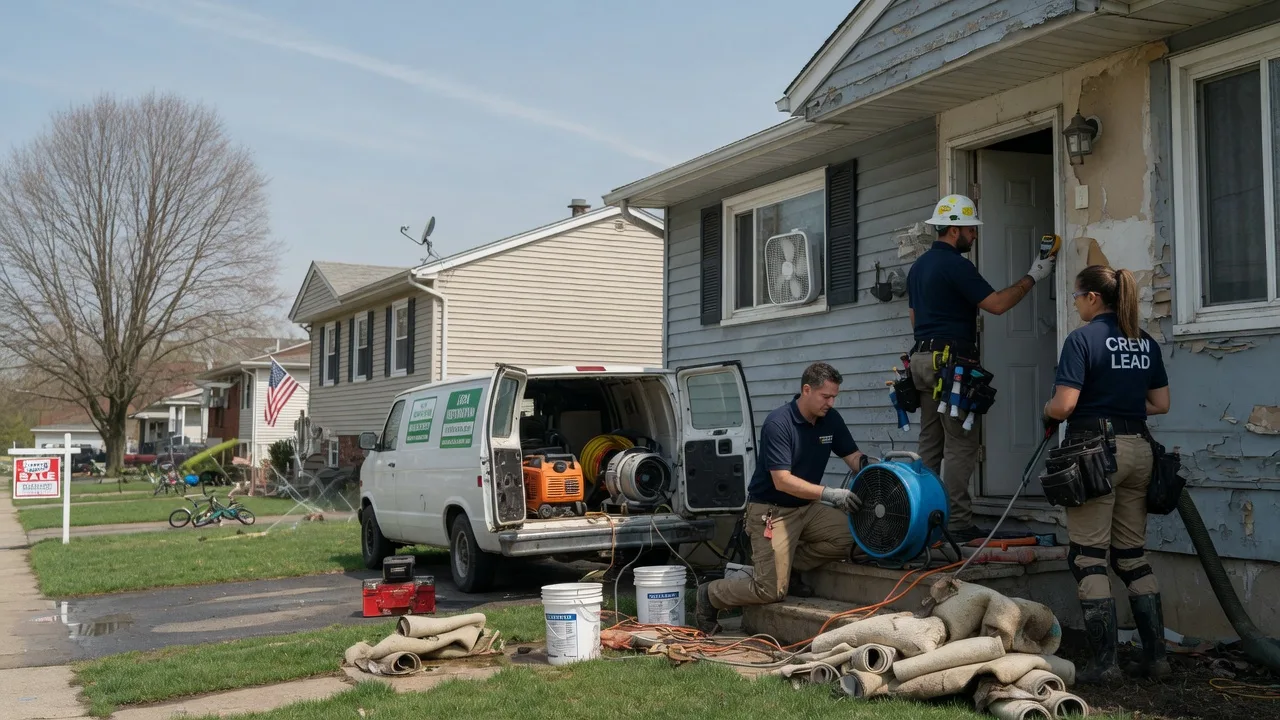 Flood Cleanup in Morrisville, PA near me